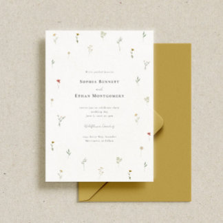 Invitation Mariage Fleur sauvage Leander