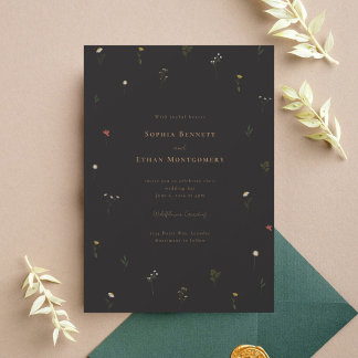 Invitation Mariage Fleur sauvage Leander