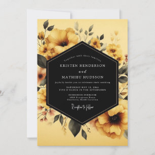 Invitation Mariage Fleurie de Mariage de Souci Vespéral