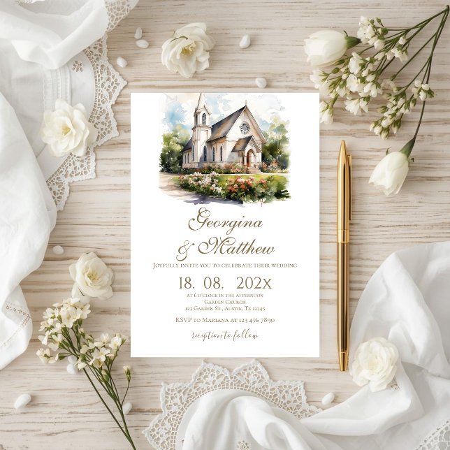 Invitation Mariage floral boho (Créateur téléchargé)