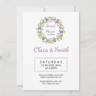 Invitation mariage Floral Bridal