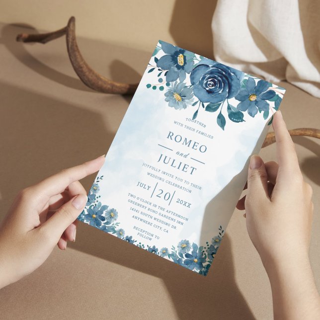 Invitation Mariage Floral de Jardin d'Été (Créateur téléchargé)