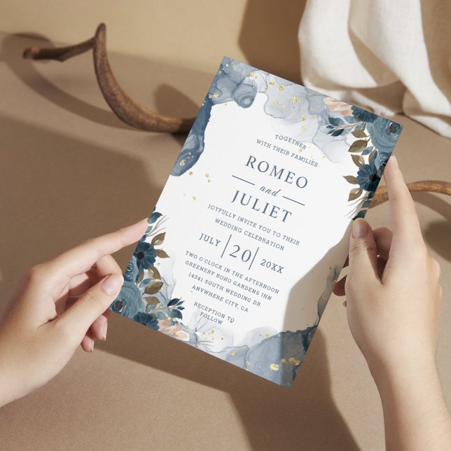 Invitation Mariage Floral de Jardin d'Été (Créateur téléchargé)