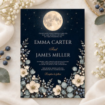 Mariage Floral de Jardin d'Hiver au Clair de Lune