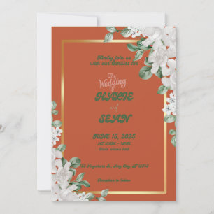 Invitation Mariage Floral de Terracata
