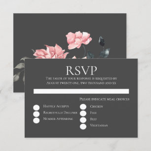 Invitation Mariage Floral Élégant à l'Aquarelle