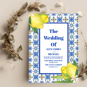 Invitation Mariage Floral en mosaïque mexicaine