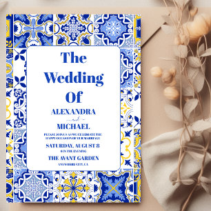 Invitation Mariage Floral Fiesta Folkart mexicain