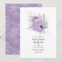 Mariage Floral Lavande et Argent