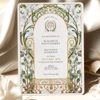 Mariage Floral Luxueux Lys Calla Or Antique