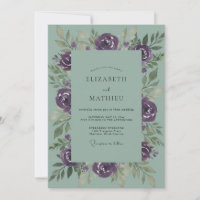 Mariage Floral Majestueux Vert Sauge