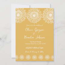 Mariage Floral Moderne de Tournesols