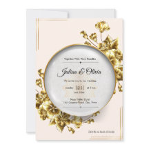 Mariage Floral Or Luxe