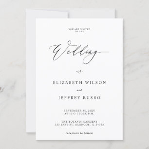 Invitation Mariage floral pour superposition de vellum