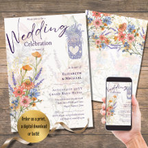 Mariage floral romantique florissant