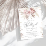 Invitation Mariage floral rose blanc Boho Rose poussiéreux<br><div class="desc">Dusty Rose Blush Boho Pink Floral Faire-part de mariage Nous avons aussi beaucoup d'autres Invitation et collections.</div>