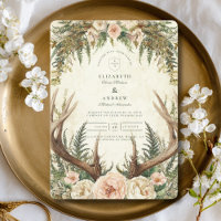 Mariage Floral Rustique en Bois avec Bois de Cerf