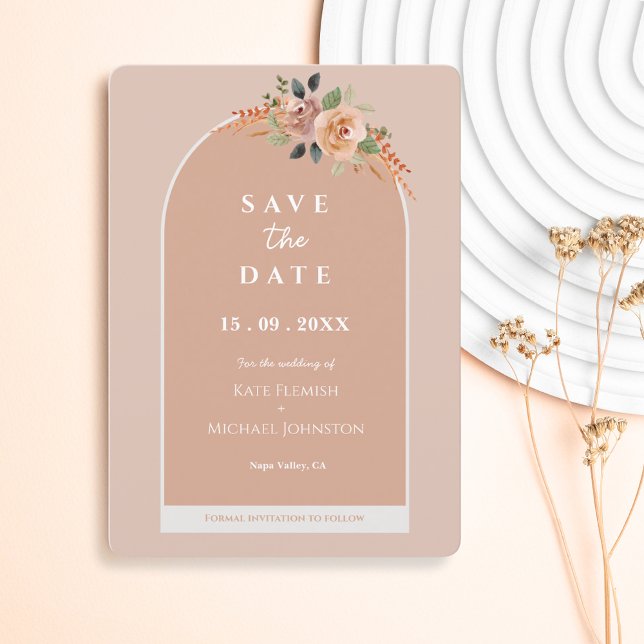 Invitation Mariage floral simple (Créateur téléchargé)
