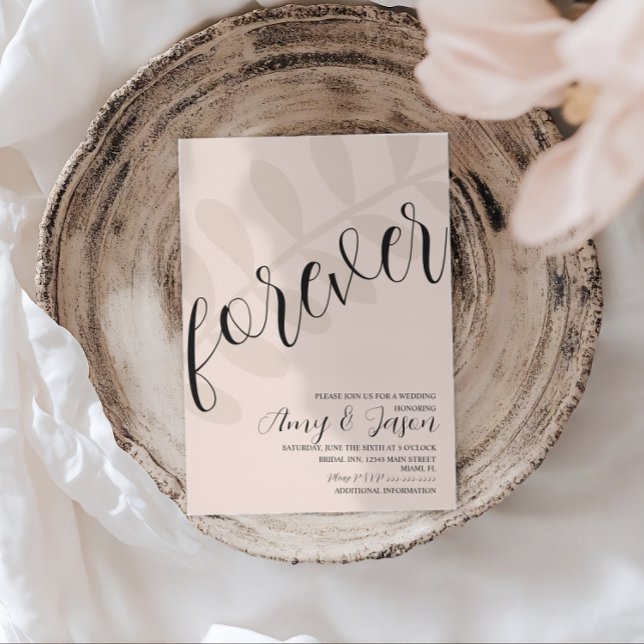 Invitation Mariage Forever Leaf (Créateur téléchargé)