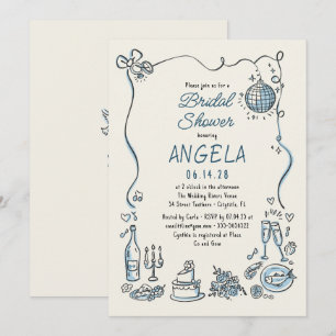 Invitation Mariage Fun Discothèque Enterrement de Vie de Jeun