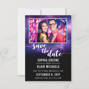 Invitation Mariage Galactique Écrit Dans Les Étoiles Enregist