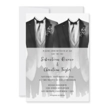 Mariage gay deux pièces en costume et Cravate