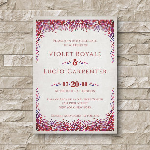 Invitation Mariage Geek de jeu vidéo