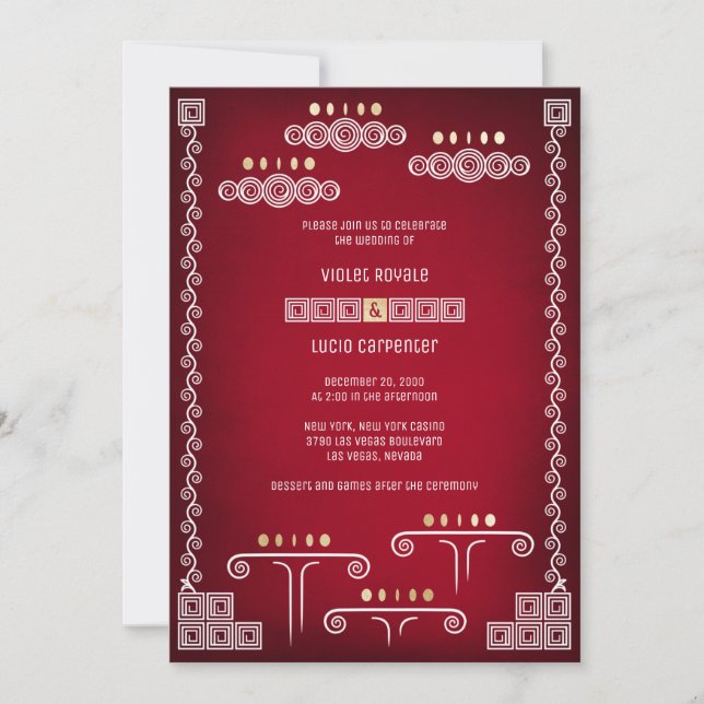 Invitation Mariage Geek Gamer (Devant)