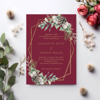Mariage géométrique de pin de cône bordeaux verdur