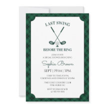 Mariage Gingham Vert de Golf