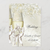 Mariage Gold Cream Pearl Floral Roses 2