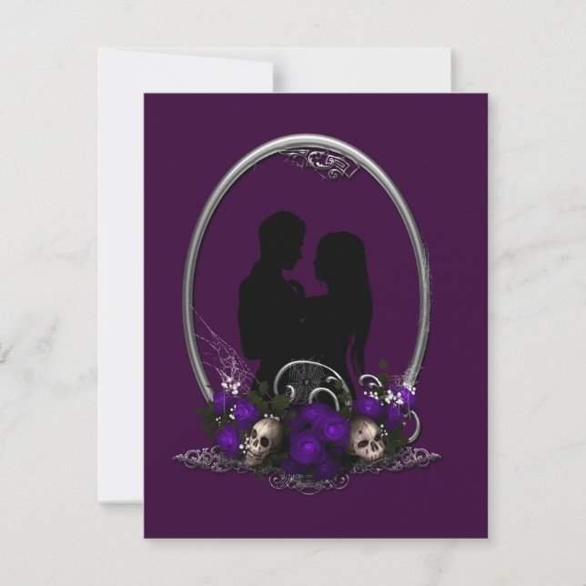 Invitation Mariage gothique de vampire de l'Union obscure (Devant)