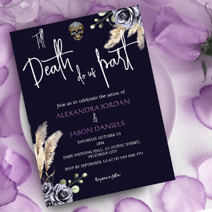 Invitation Mariage gothique victorien