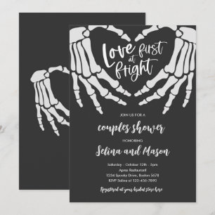 Invitation Mariage Halloween Amour Au Premier Frisson Couple