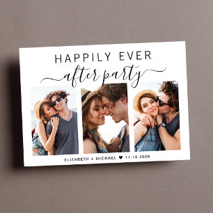 Invitation Mariage heureux pour toujours 3 Réception de maria