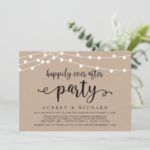 Invitation Mariage heureux pour toujours Fuite en avant Maria