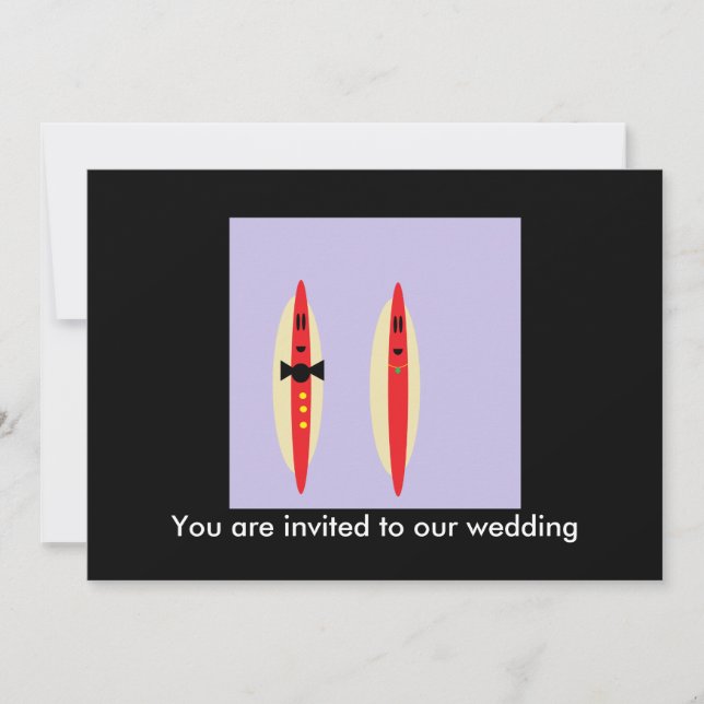 Invitation Mariage Hot Dog (Devant)
