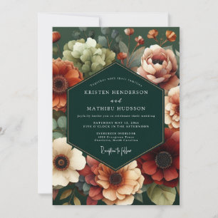 Invitation Mariage Hunter Automnal Flore