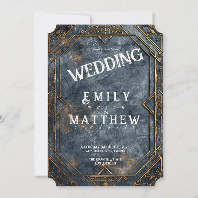 Invitation Mariage Imaginaire Dwarven Splendor (Devant)