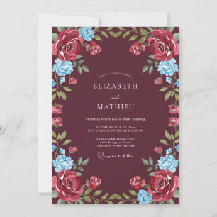 Invitation Mariage Impérial d'Hiver Bordeaux