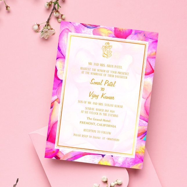 Invitation Mariage indien hindou Ganesha (Créateur téléchargé)