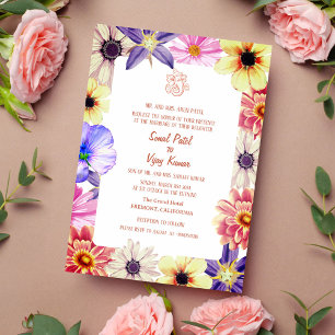 Invitation Mariage indien hindou Ganesha