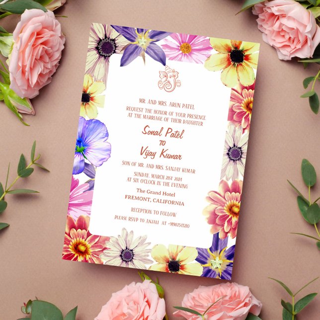 Invitation Mariage indien hindou Ganesha (Créateur téléchargé)