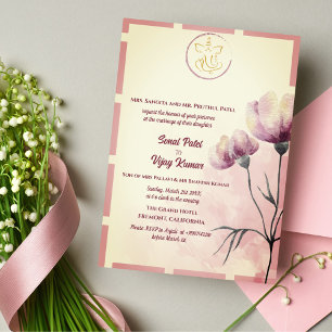 Invitation Mariage indien hindou Ganesha