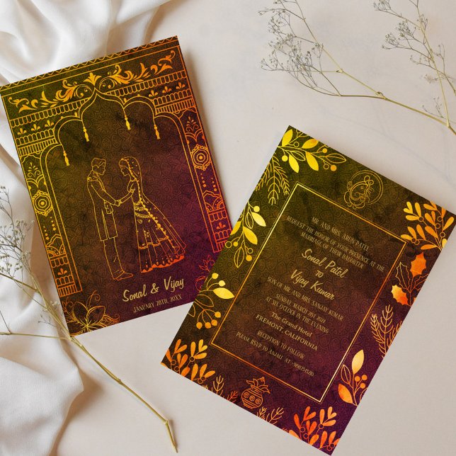 Invitation Mariage indien hindou Ganesha (Créateur téléchargé)