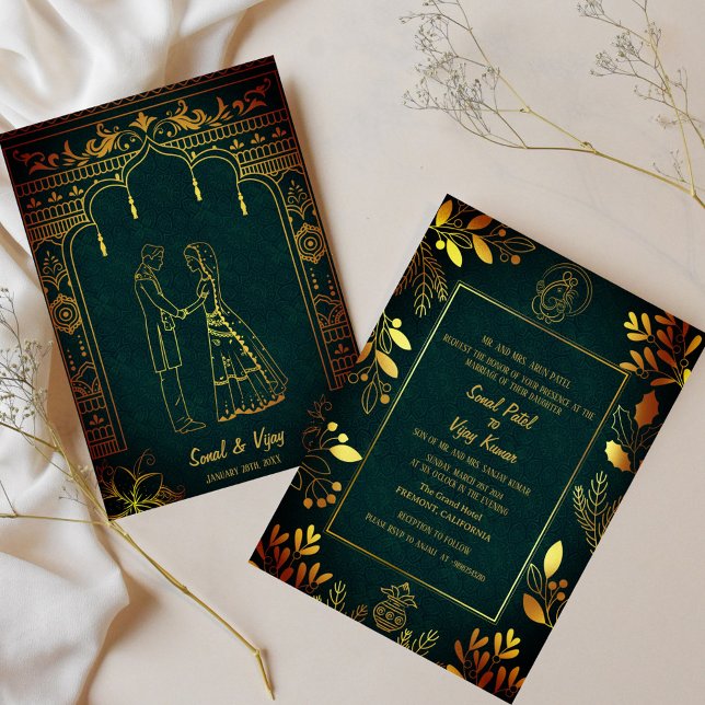 Invitation Mariage indien hindou Ganesha (Créateur téléchargé)