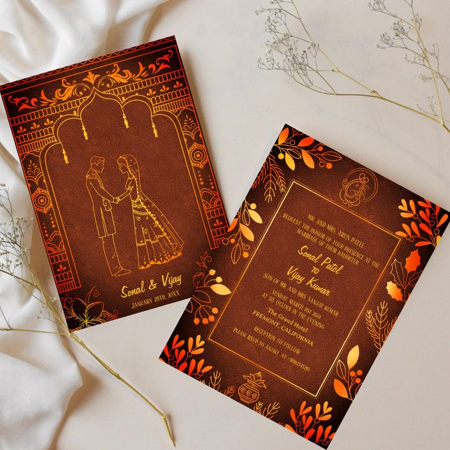 Invitation Mariage indien hindou Ganesha (Créateur téléchargé)