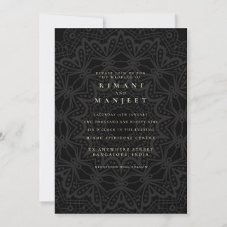 Invitation Mariage Indien Hindou Hindi en Inde