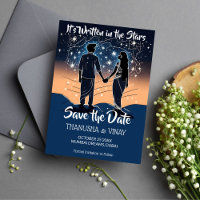 Mariage indien sauf la date qu'il est écrit en éto