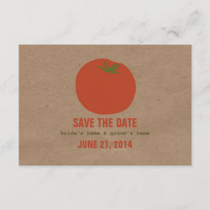Invitation Mariage inspiré par le marché agricole RSVP   Toma